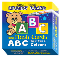 Small Hands Kiddies Board ABC Upper Case & Colours (with white board marker pen inside)