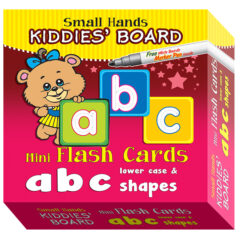 Small Hands Kiddies Board abc lower case & shapes (with white board marker pen inside)