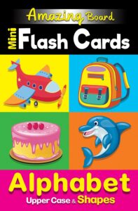 Amazing Board Mini Flash Cards Alphabet Upper Case & Shapes