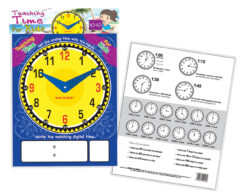 Let’s Learn Time Teaching Time with board marker pen