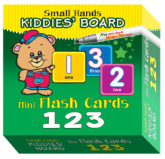 Small Hands Kiddies Board 123 (with white board marker pen inside)