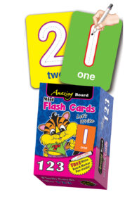 Amazing Board Mini Flash Cards Numbers 123 (with marker pen)
