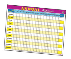 Education Charts Annual Planner