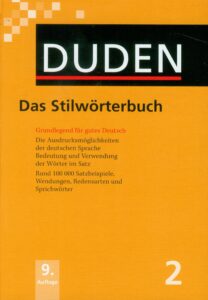 Duden, Band 2: Das Stilworterbuch