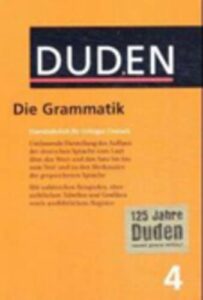 Duden, Band 4: Die Grammatik