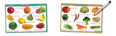 Writing Boards: Let’s Write Fruits & Vegetables