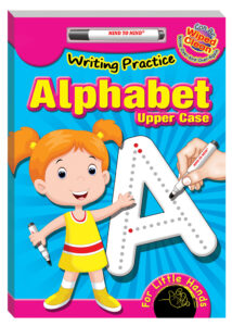 Writing Practice For Little Hands Alphabet Upper Case  (with w/board marker pen)