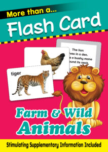 More Than Flash Cards: Farm & Wild Animals, Revised
