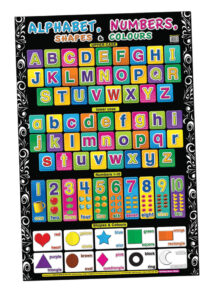 Education Charts Alphabet, Numbers, Shapes & Colours