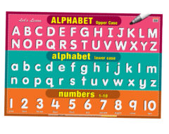 Education Charts Let’s Learn Alphabet