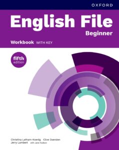 English File fifth edition Beginner Workbook with key