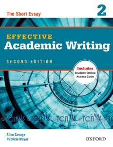 Effective Academic Writing Level 2: Student Book & Online Access Code