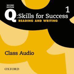 Q: Skills for Success Second Edition, Level 1 Reading & Writing Class Audio CD (x2)