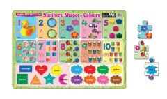 Fun With Puzzles: Numbers, Shapes & Colours