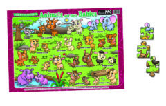 Fun With Puzzles: Animals and Their Babies